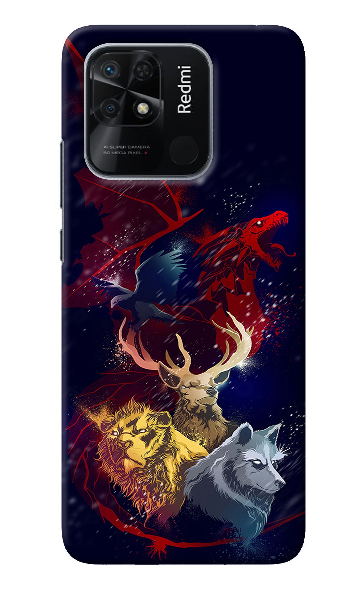 Game Of Thrones Redmi 10/10 Power Back Cover