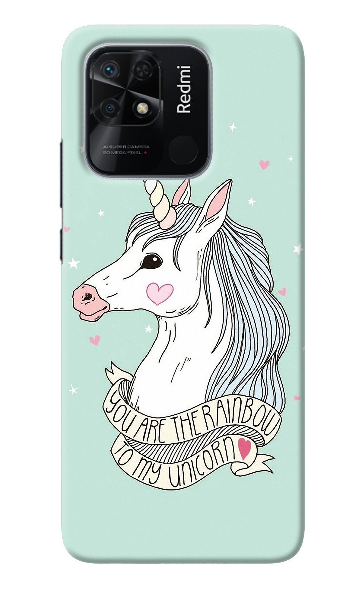 Unicorn Wallpaper Redmi 10/10 Power Back Cover