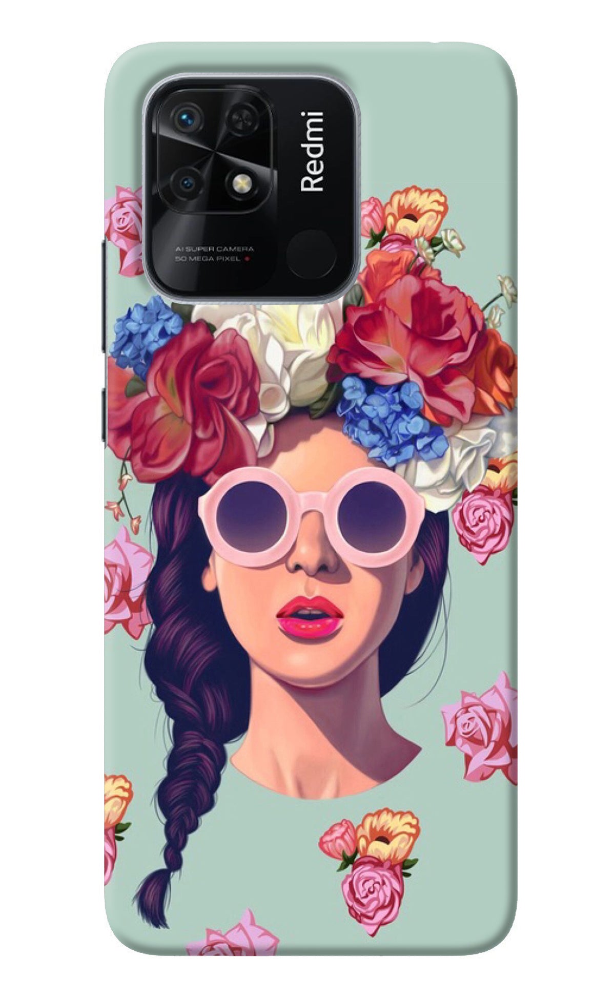 Pretty Girl Redmi 10/10 Power Back Cover