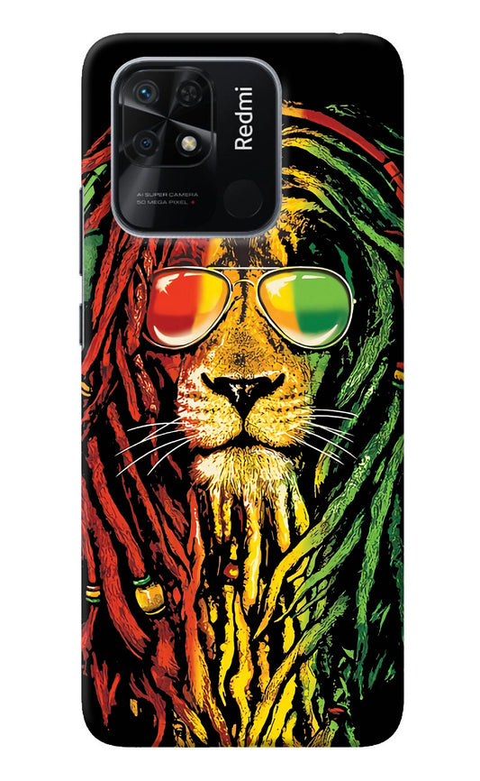 Rasta Lion Redmi 10/10 Power Back Cover