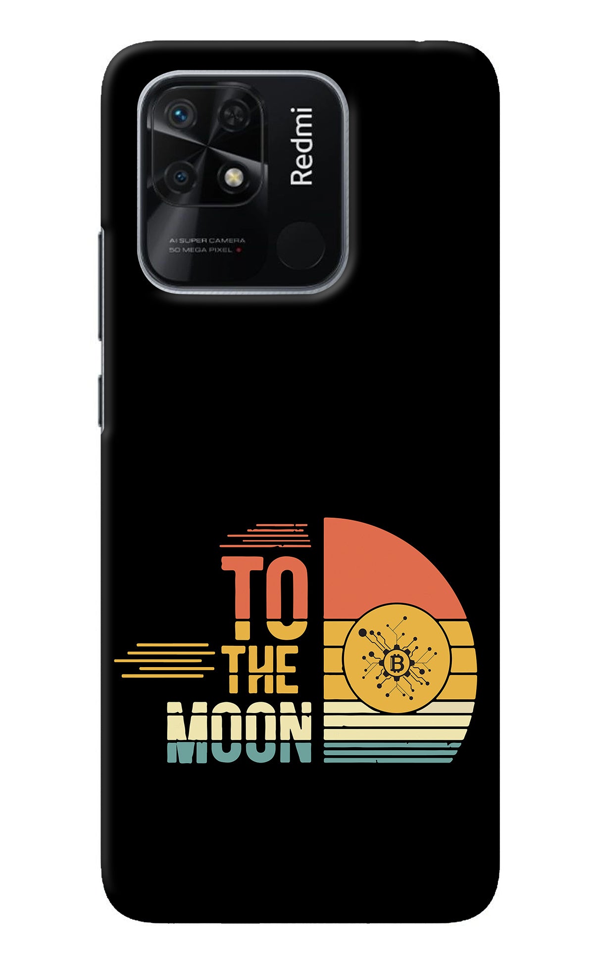 To the Moon Redmi 10/10 Power Back Cover