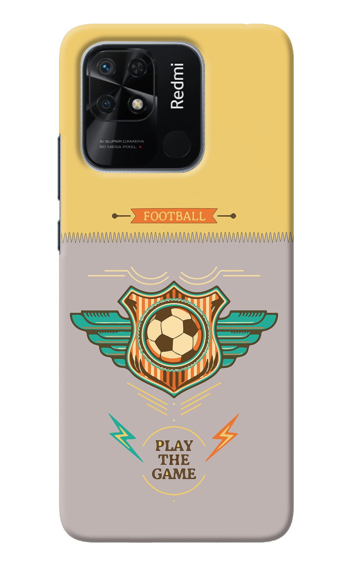 Football Redmi 10/10 Power Back Cover