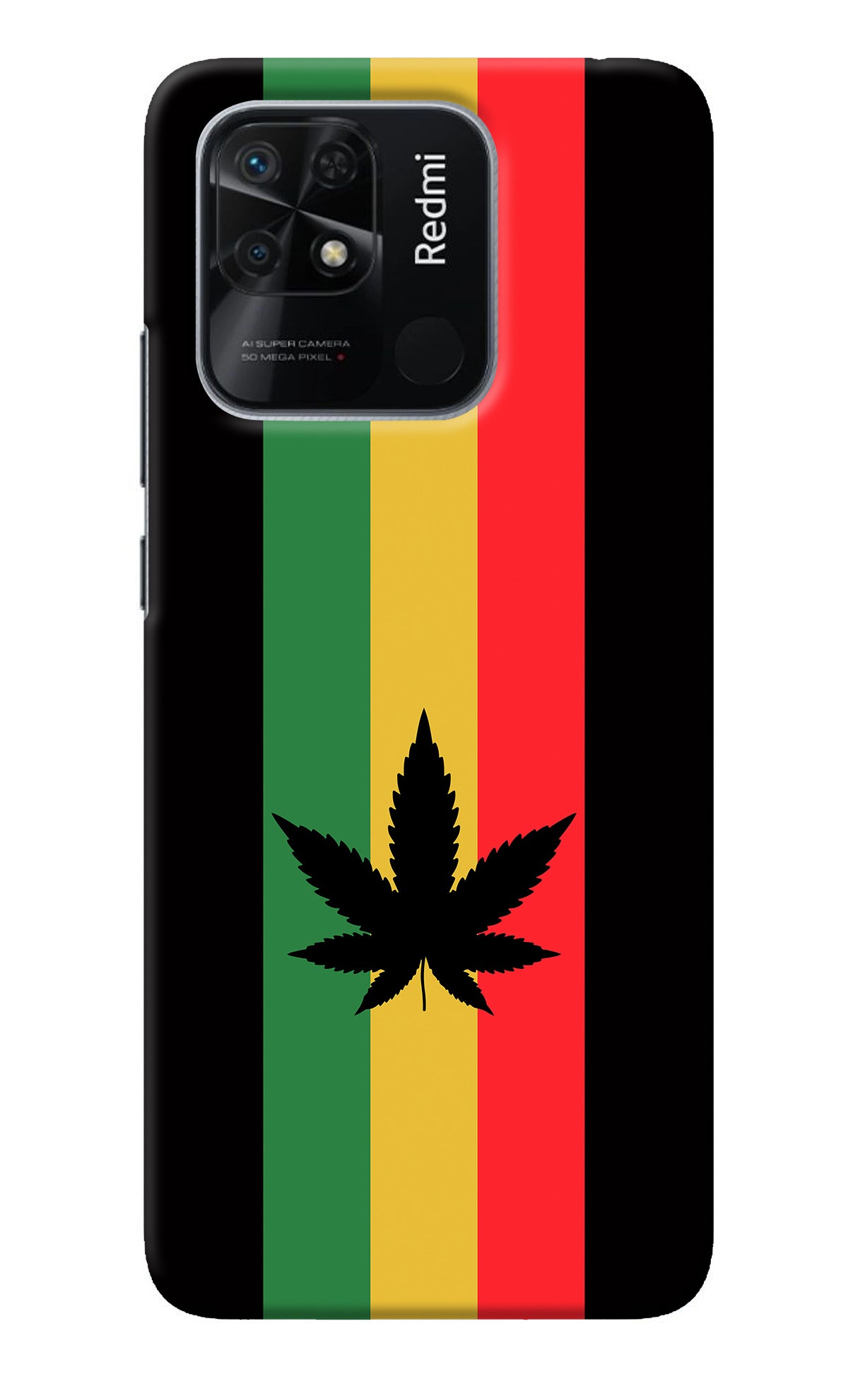 Weed Flag Redmi 10/10 Power Back Cover