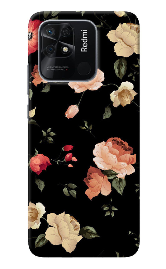 Flowers Redmi 10/10 Power Back Cover