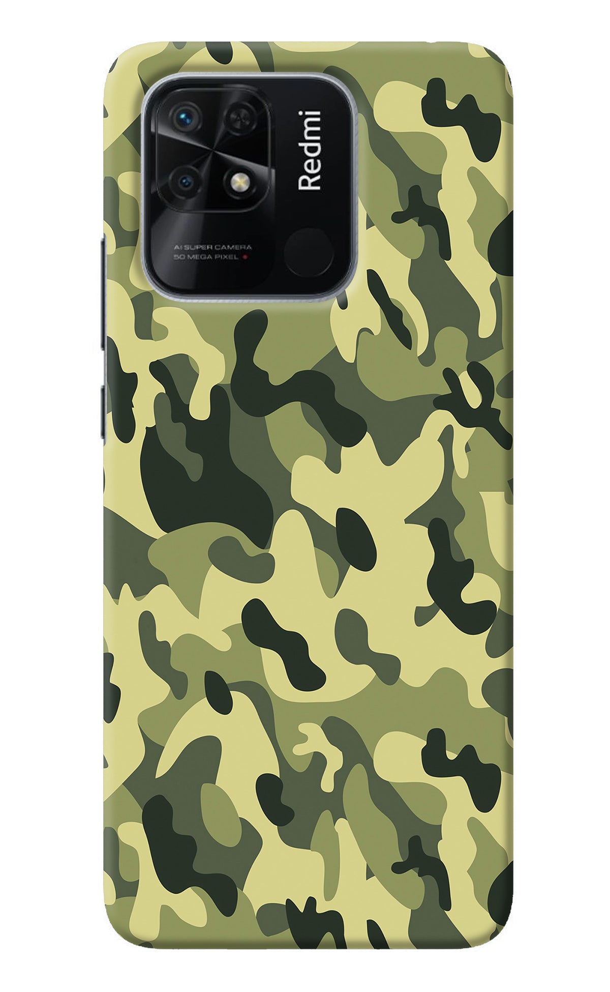 Camouflage Redmi 10/10 Power Back Cover