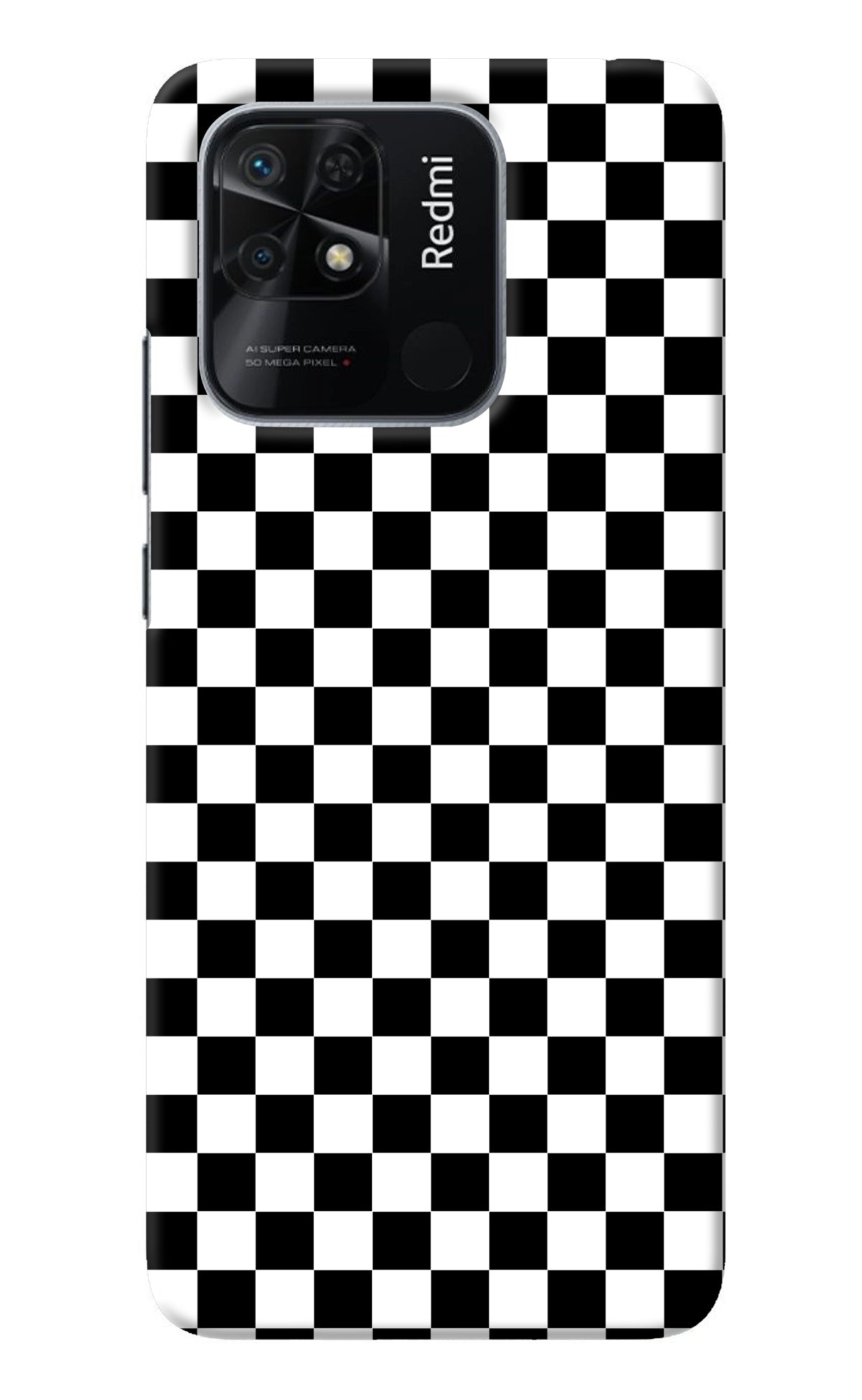 Chess Board Redmi 10/10 Power Back Cover