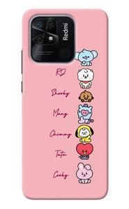 INTERWEY Back Cover For REDMI 10 POWER FRIENDS, BOYS, ALONE, BFF, FRIENDS  FOREVER