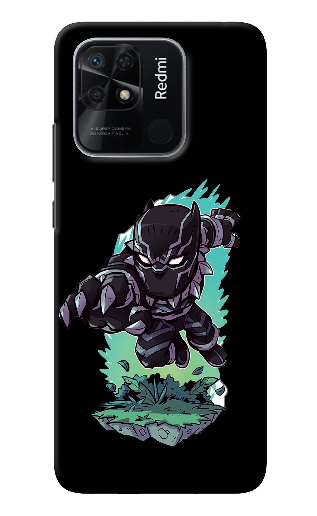 Black Panther Redmi 10/10 Power Back Cover