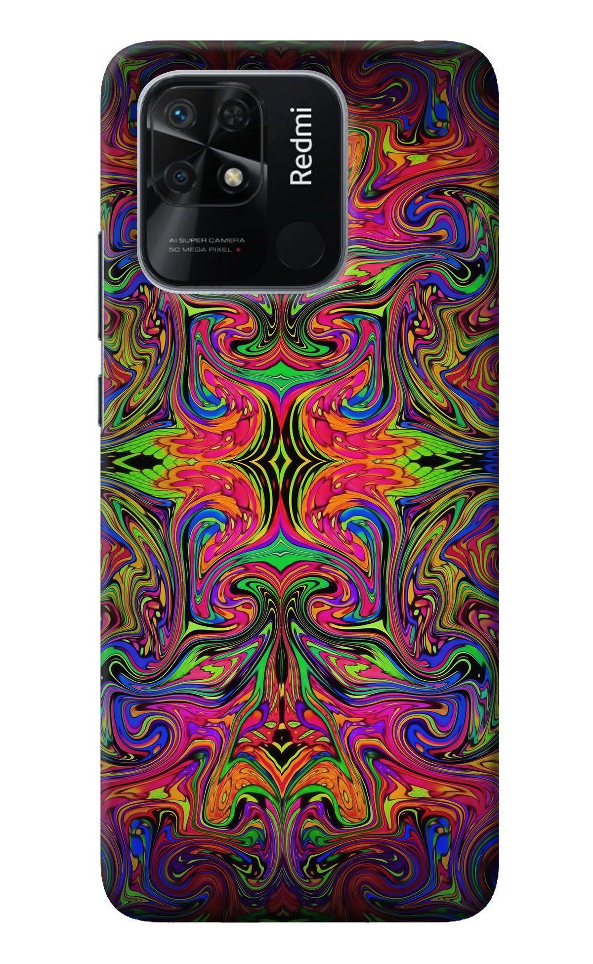 Psychedelic Art Redmi 10/10 Power Back Cover