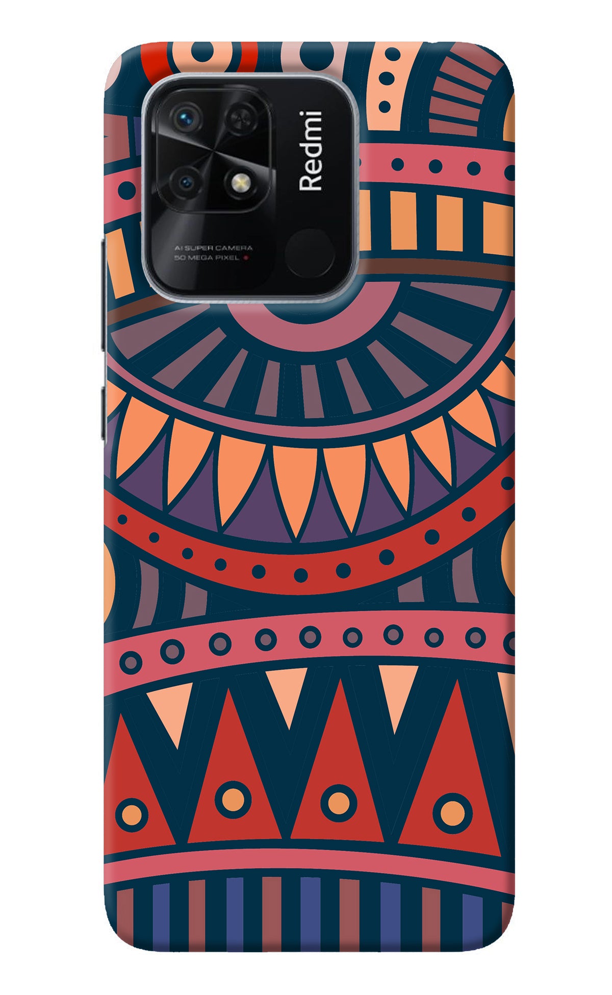 African Culture Design Redmi 10/10 Power Back Cover