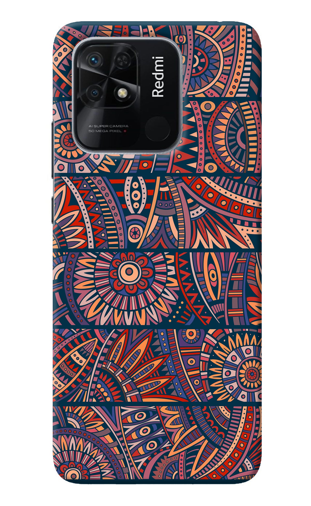 African Culture Design Redmi 10/10 Power Back Cover