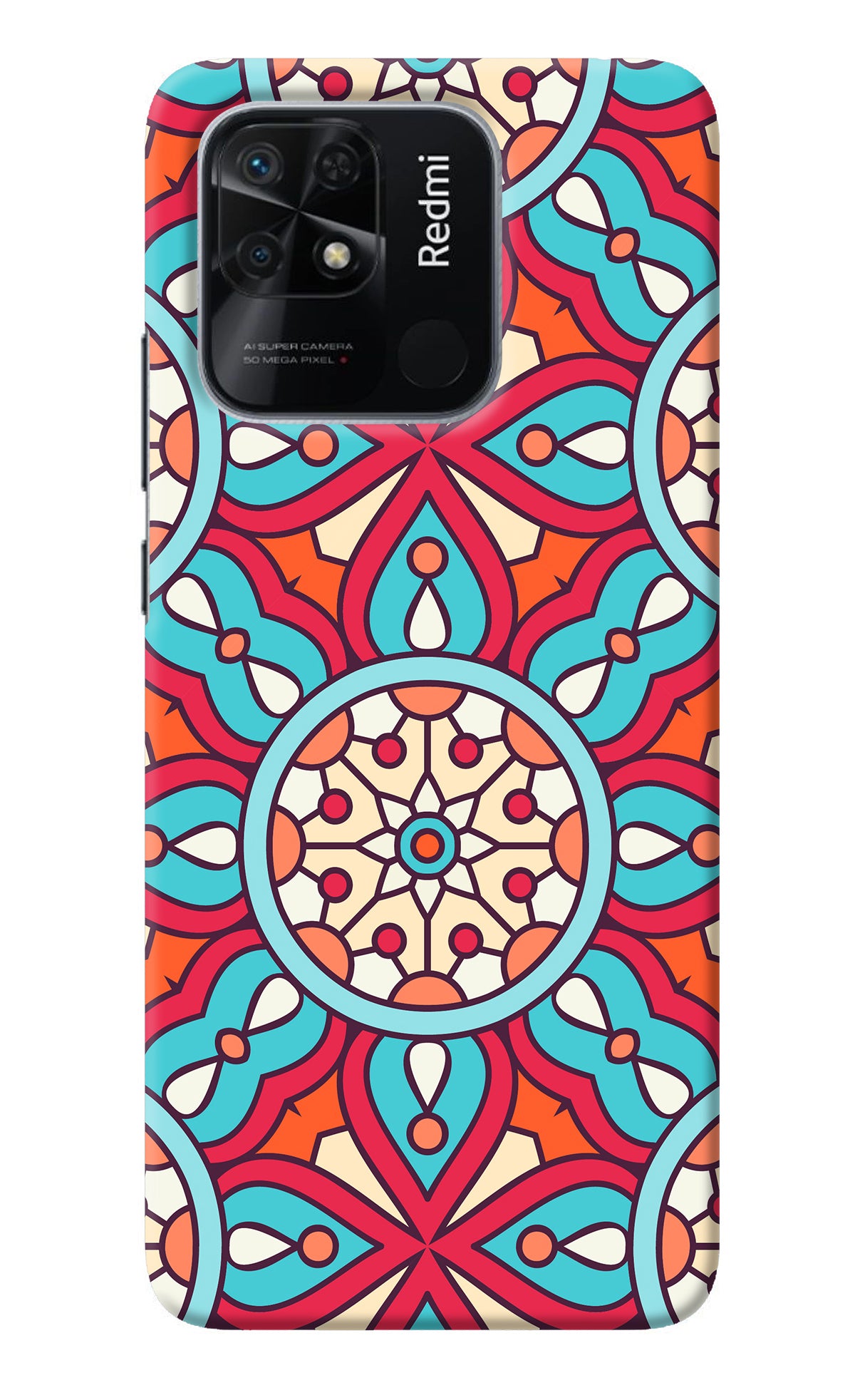 Mandala Geometric Redmi 10/10 Power Back Cover