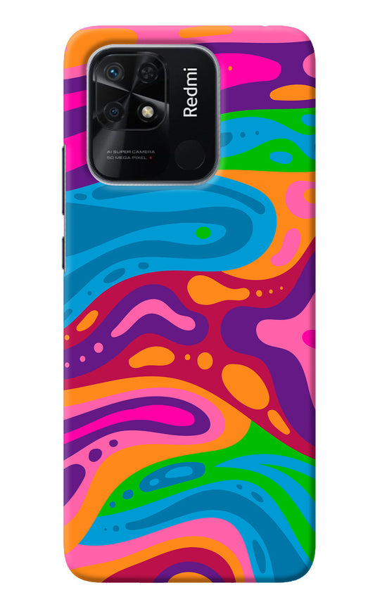 Trippy Pattern Redmi 10/10 Power Back Cover