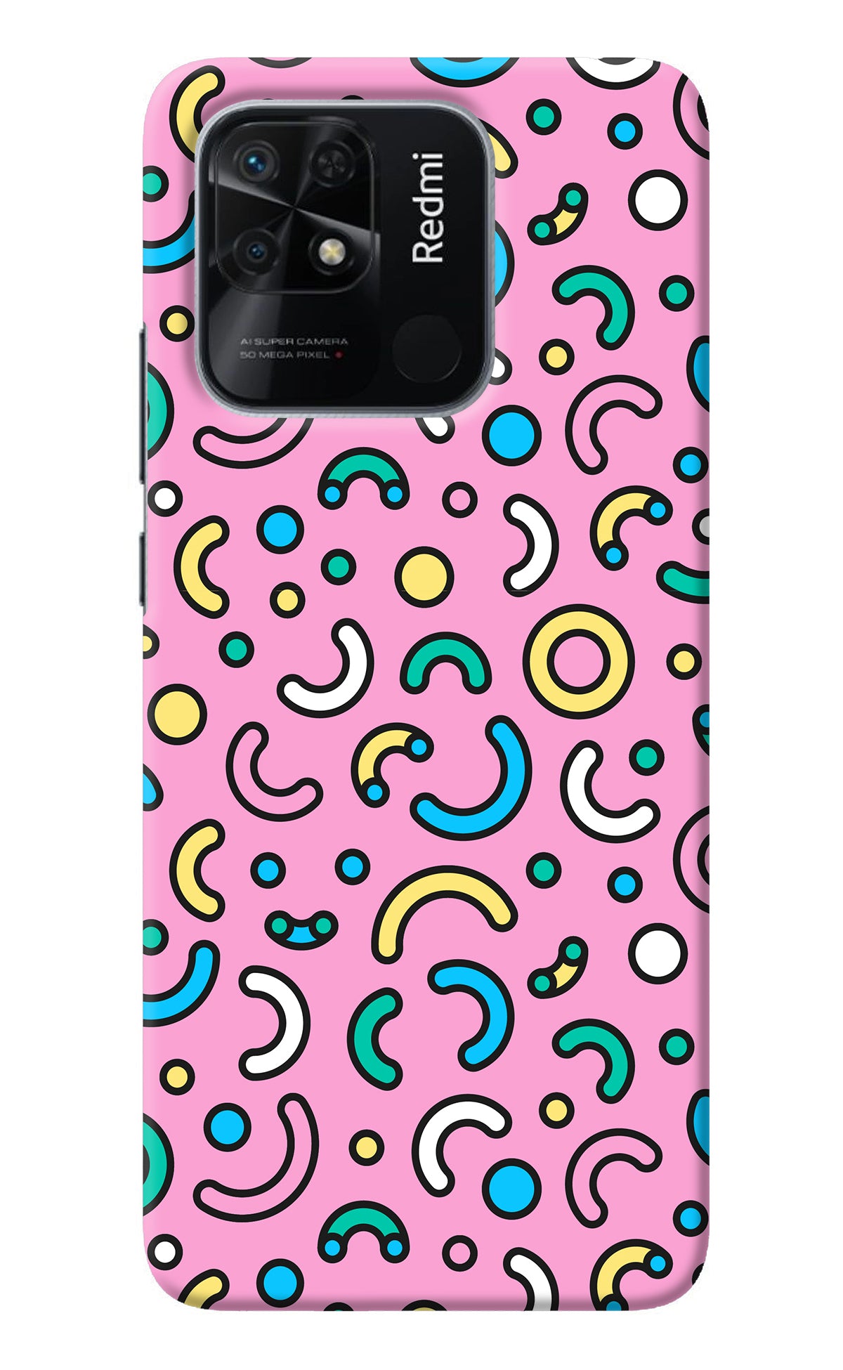 Memphis Design Redmi 10/10 Power Back Cover