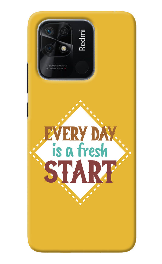 Every day is a Fresh Start Redmi 10/10 Power Back Cover