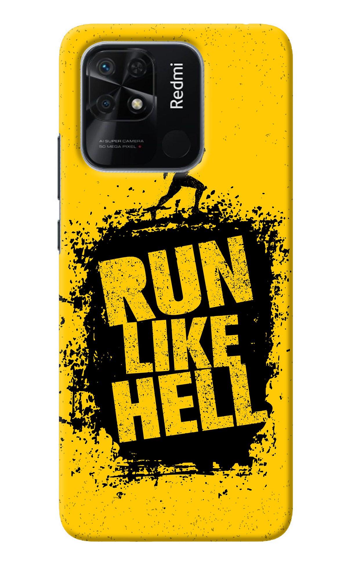 Run Like Hell Redmi 10/10 Power Back Cover