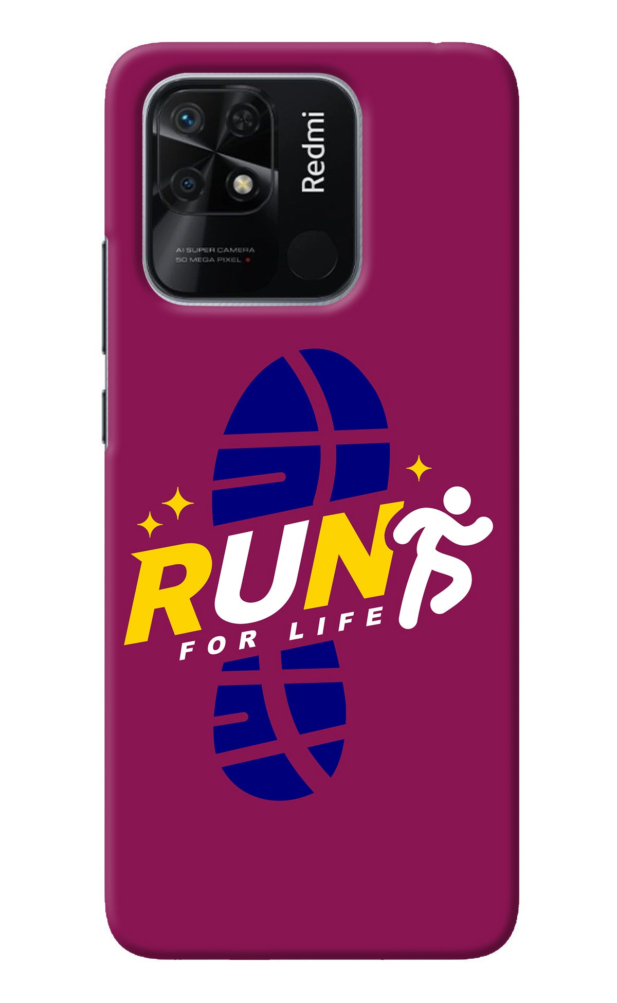 Run for Life Redmi 10/10 Power Back Cover