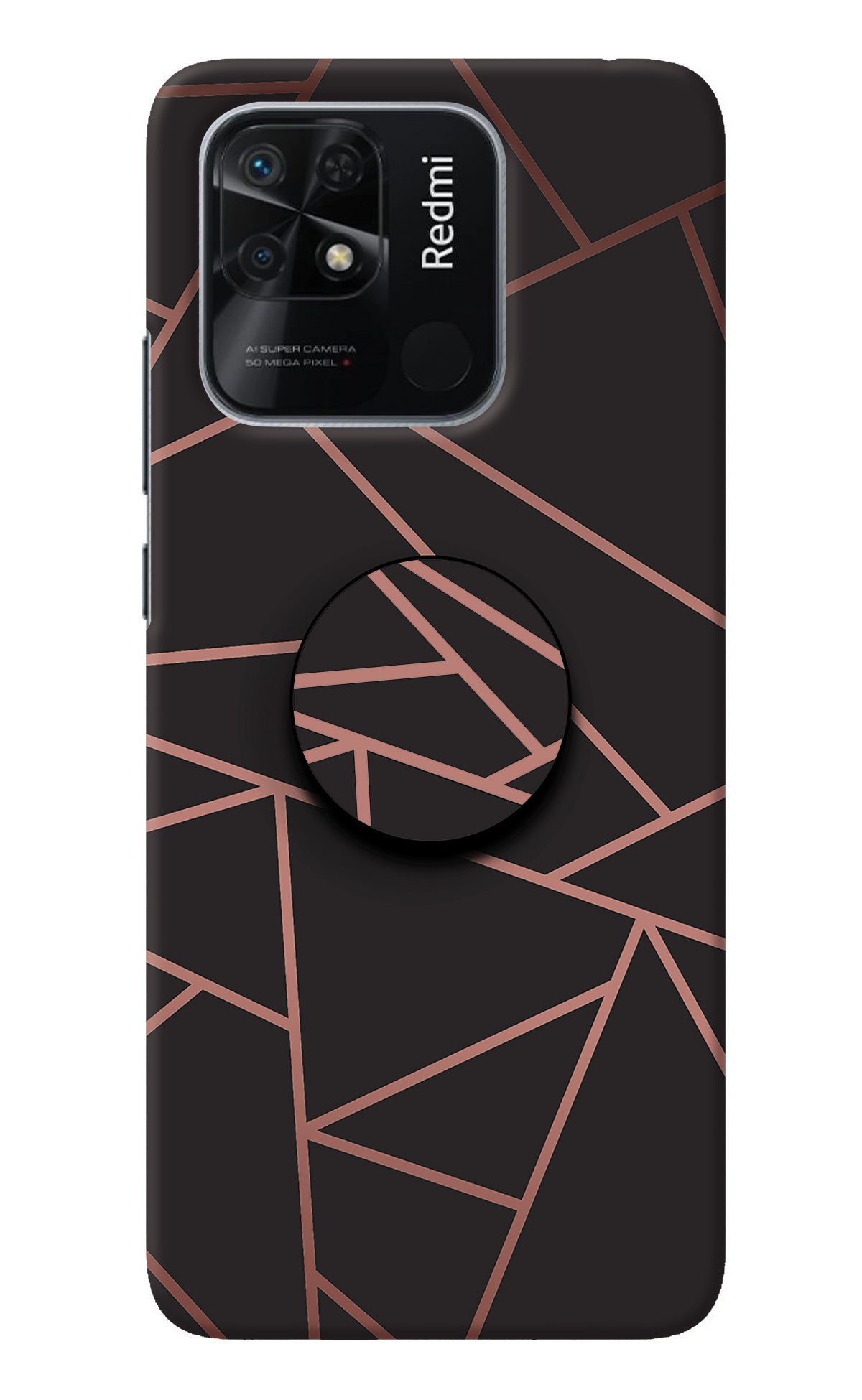 Geometric Pattern Redmi 10/10 Power Pop Case