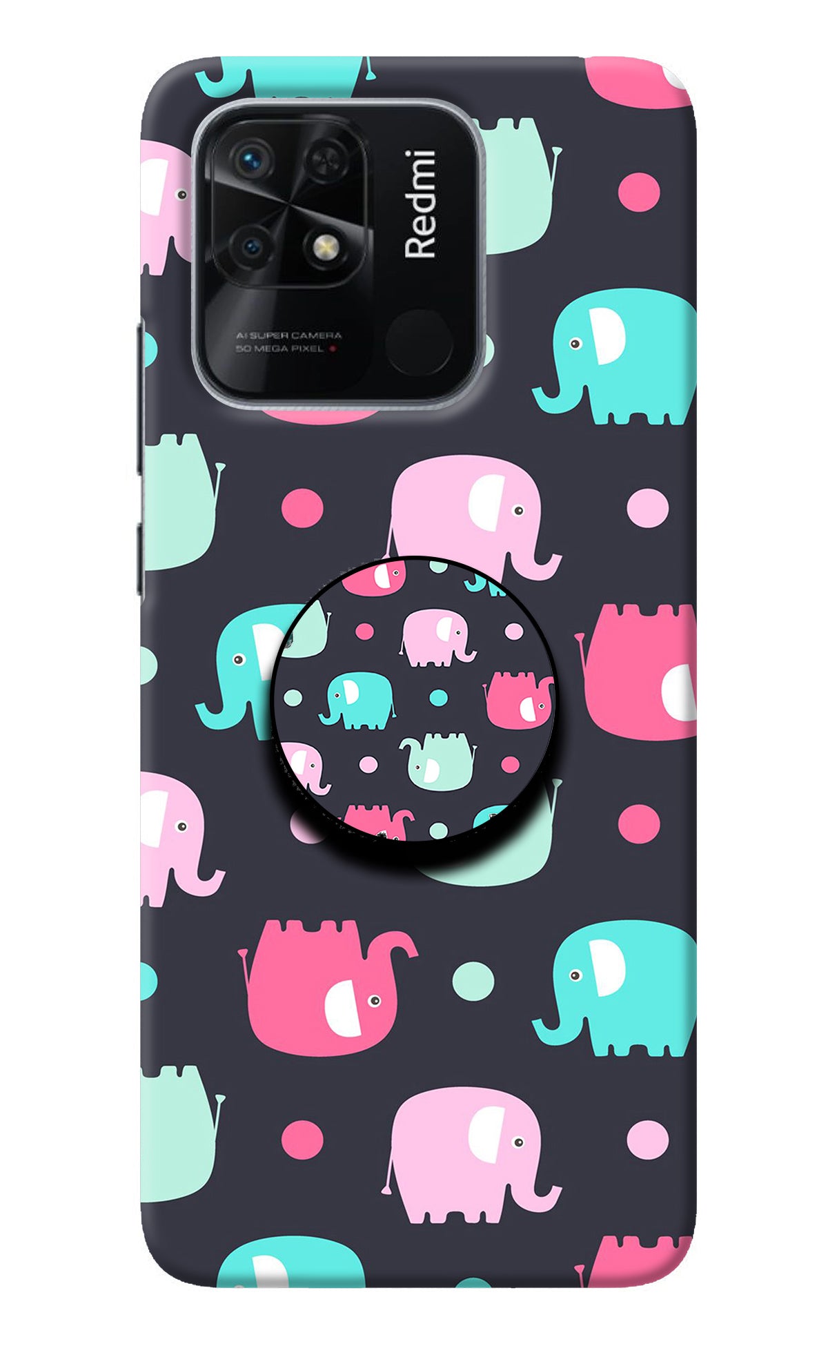 Baby Elephants Redmi 10/10 Power Pop Case