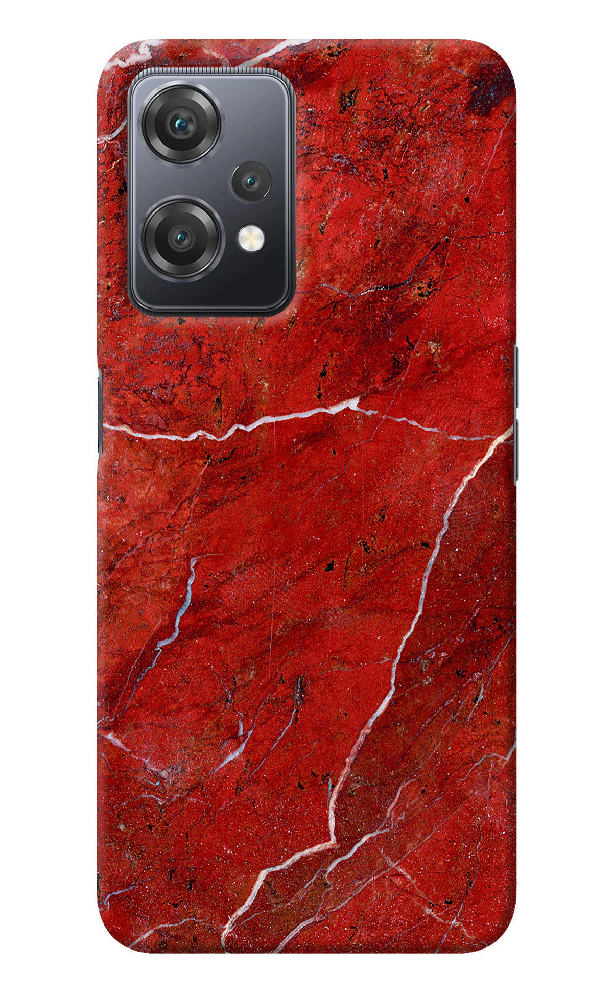 Red Marble Design OnePlus Nord CE 2 Lite 5G Back Cover