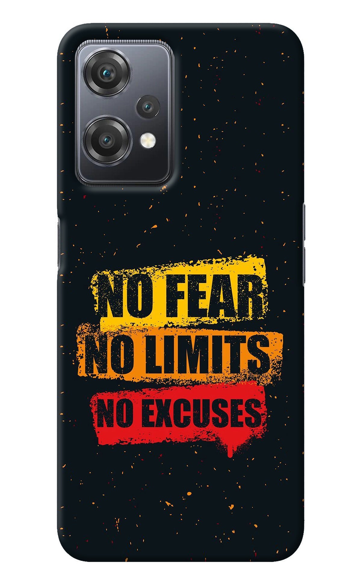 No Fear No Limits No Excuse OnePlus Nord CE 2 Lite 5G Back Cover