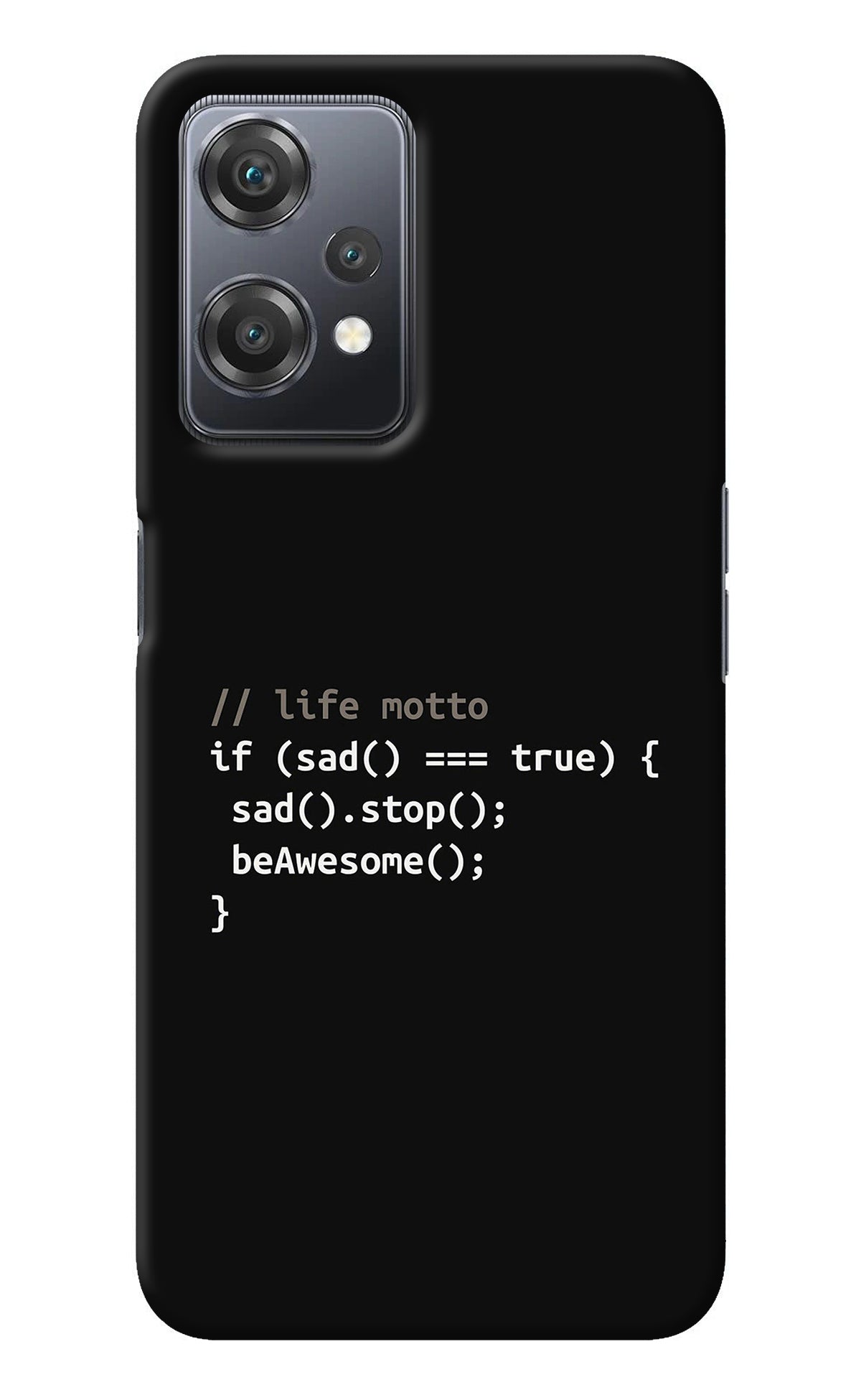 Life Motto Code OnePlus Nord CE 2 Lite 5G Back Cover