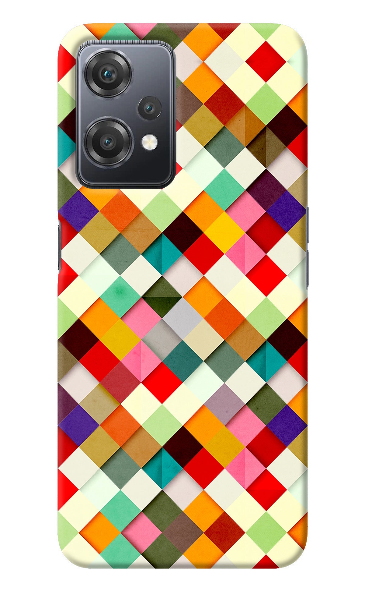 Geometric Abstract Colorful OnePlus Nord CE 2 Lite 5G Back Cover