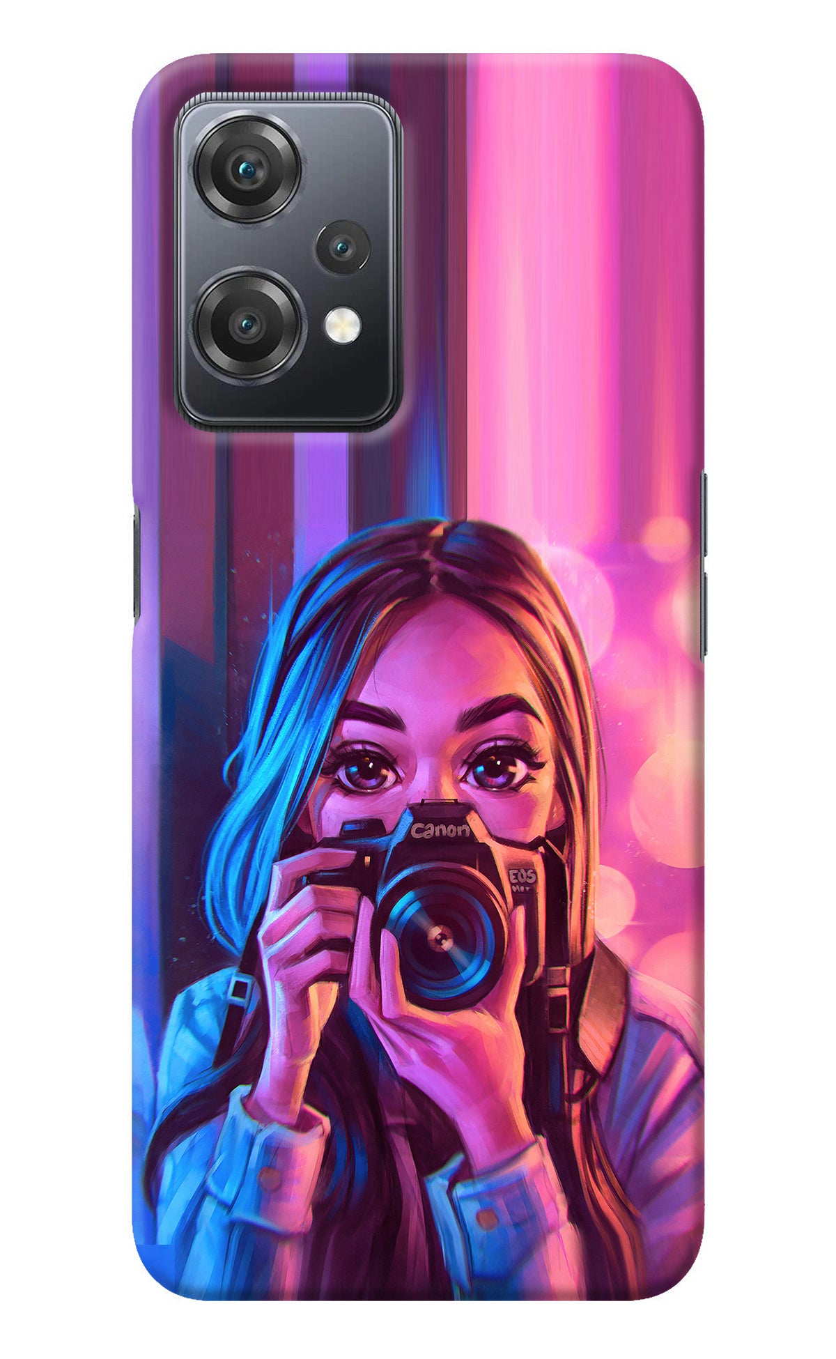 Girl Photographer OnePlus Nord CE 2 Lite 5G Back Cover