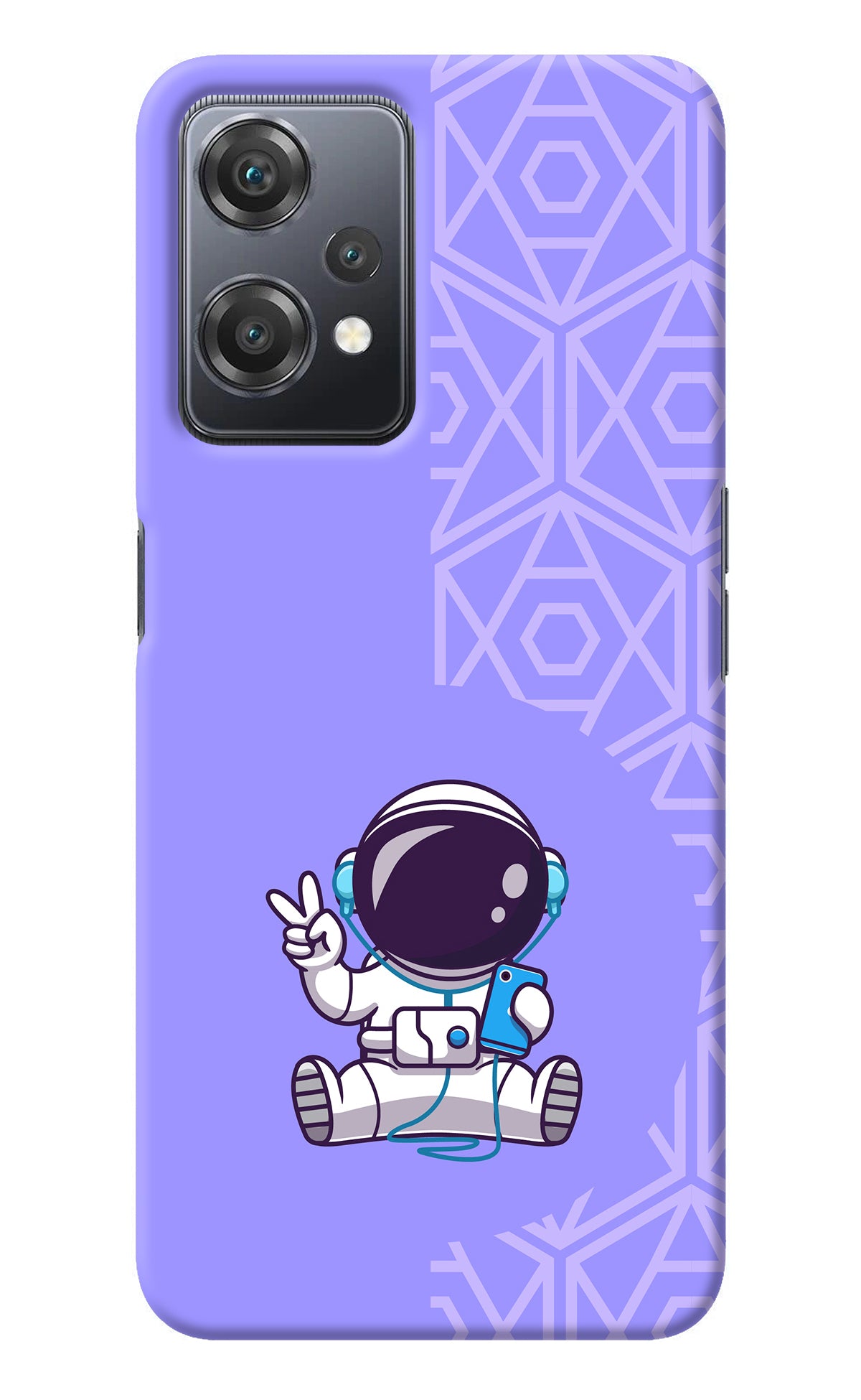 Cute Astronaut Chilling OnePlus Nord CE 2 Lite 5G Back Cover