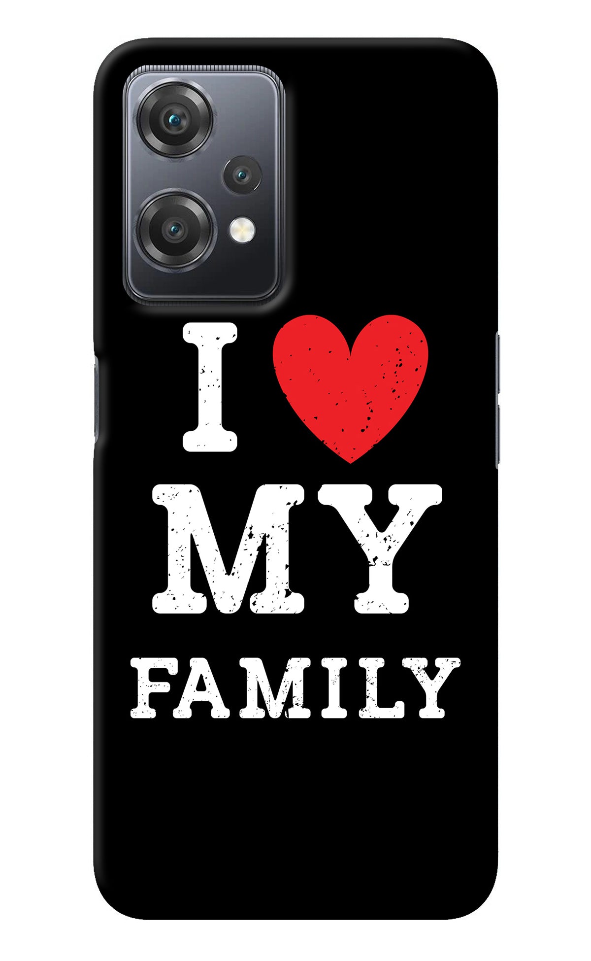 I Love My Family OnePlus Nord CE 2 Lite 5G Back Cover