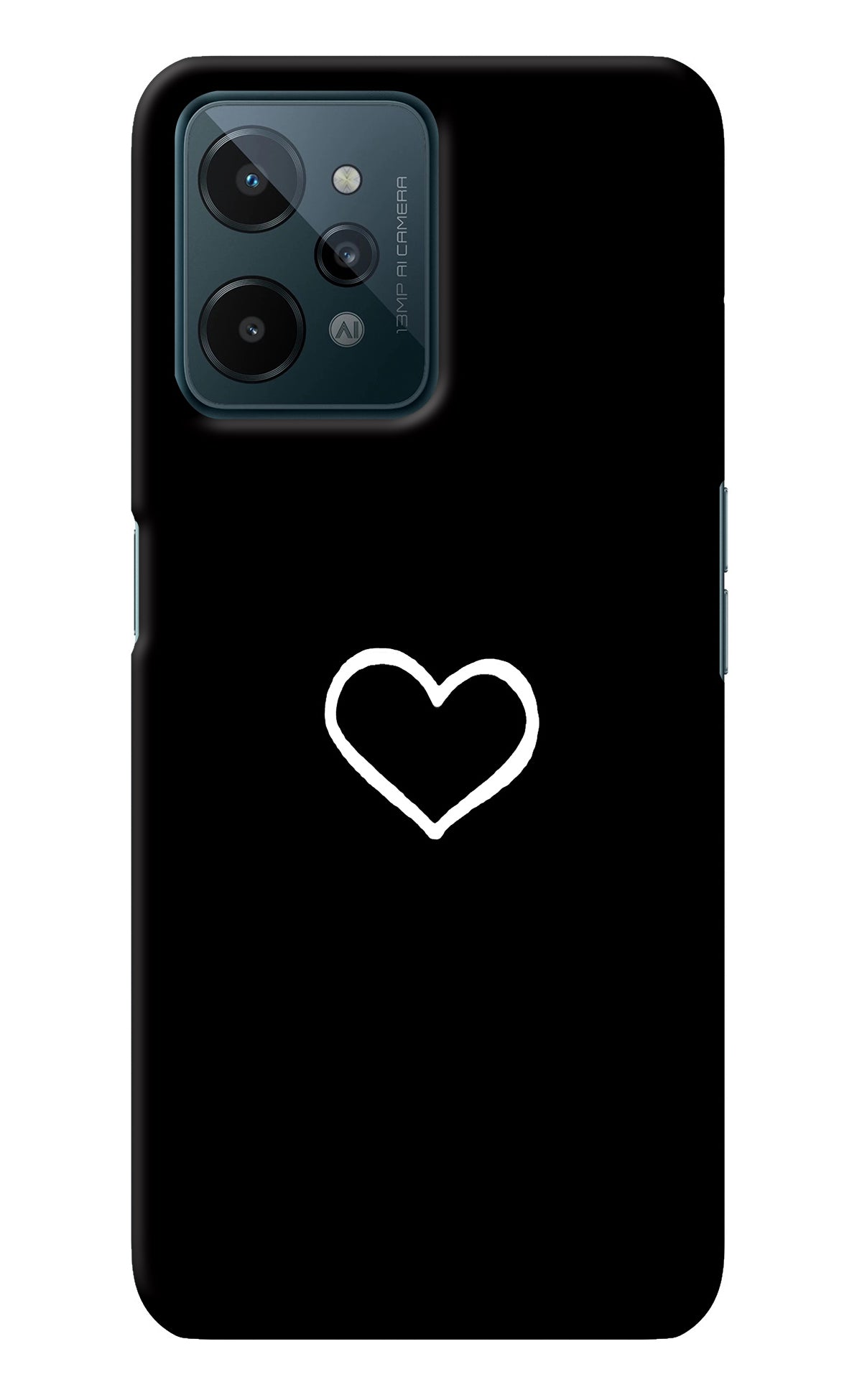 Heart Realme C31 Back Cover