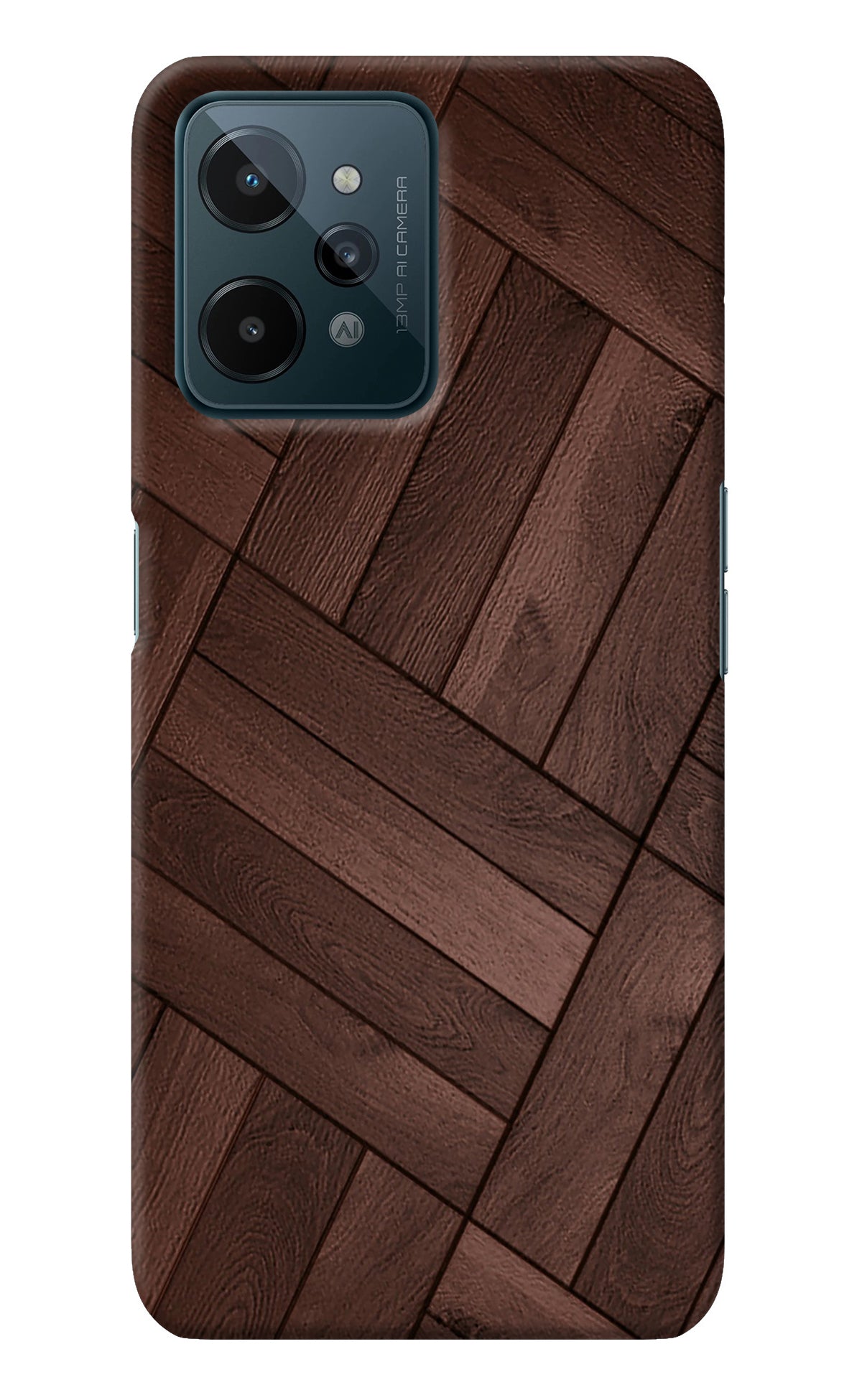 Wooden Texture Design Realme C31 Back Cover