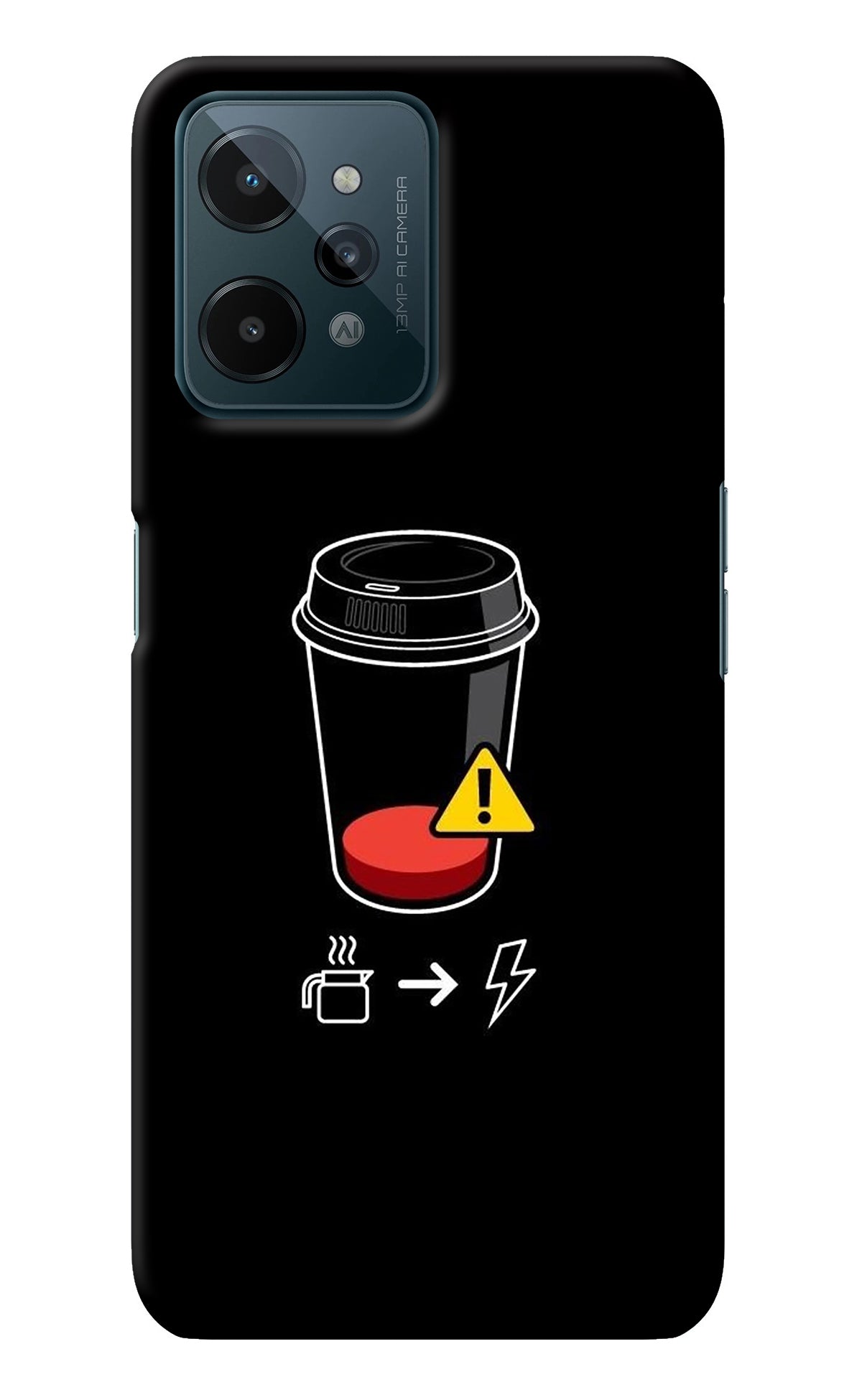 Coffee Realme C31 Back Cover