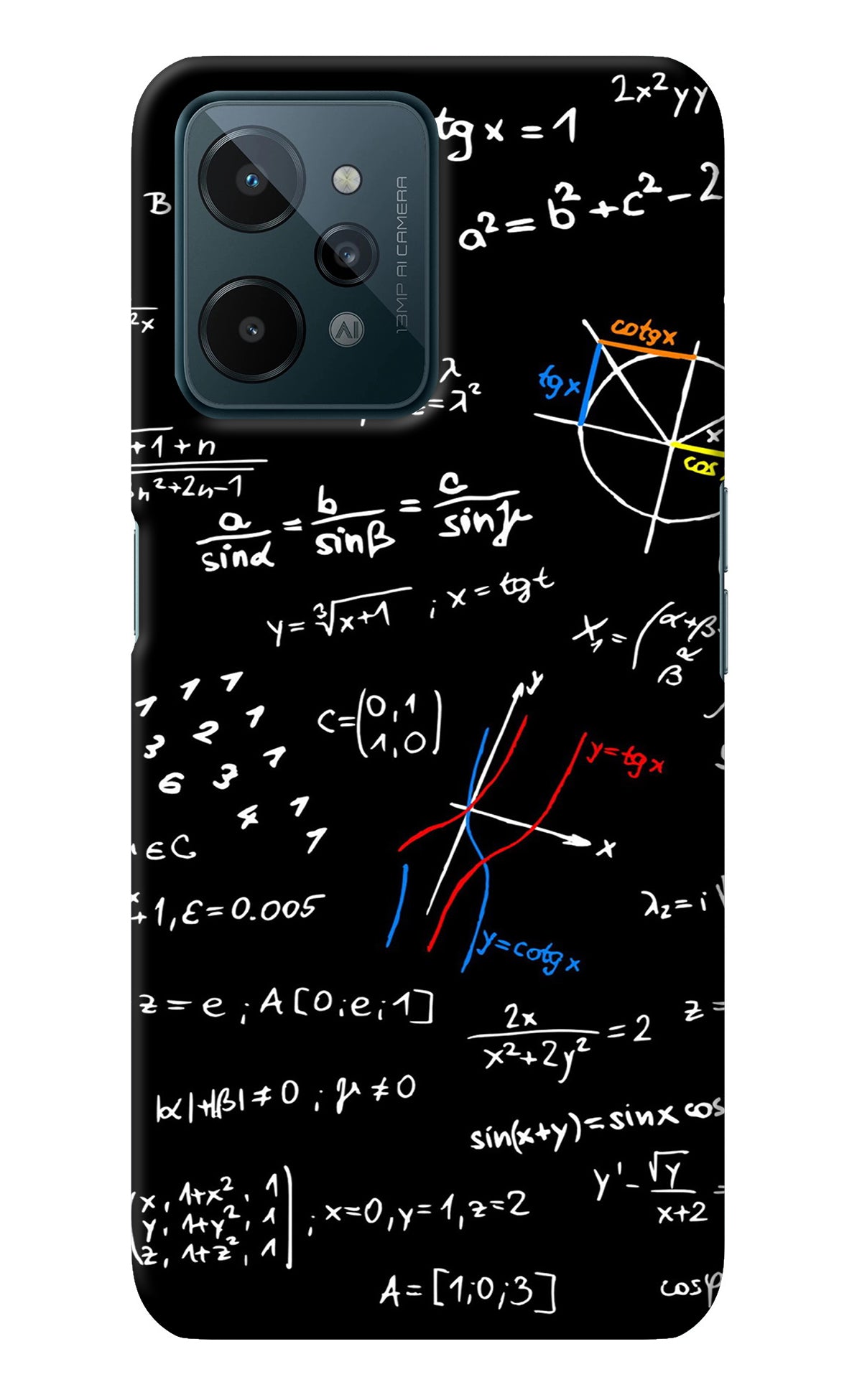 Mathematics Formula Realme C31 Back Cover