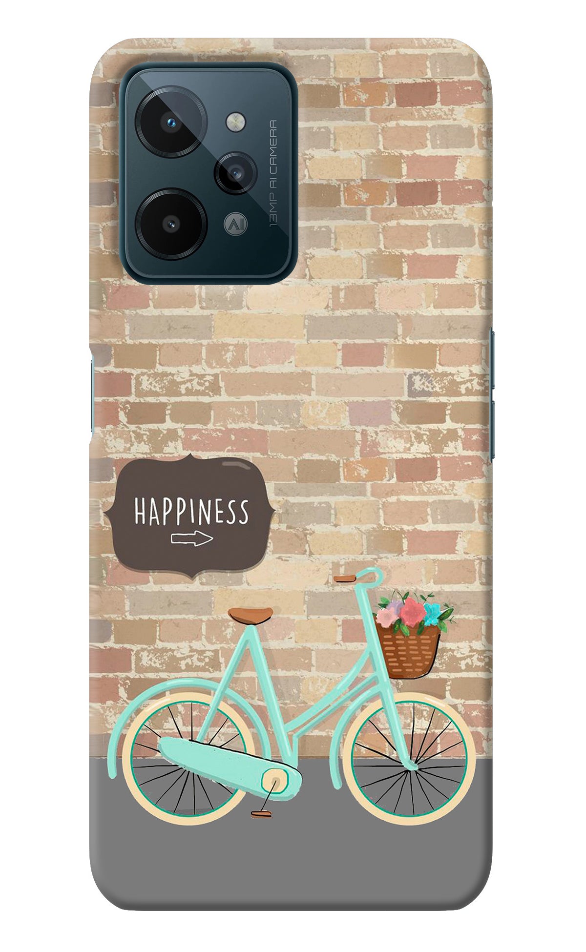 Happiness Artwork Realme C31 Back Cover