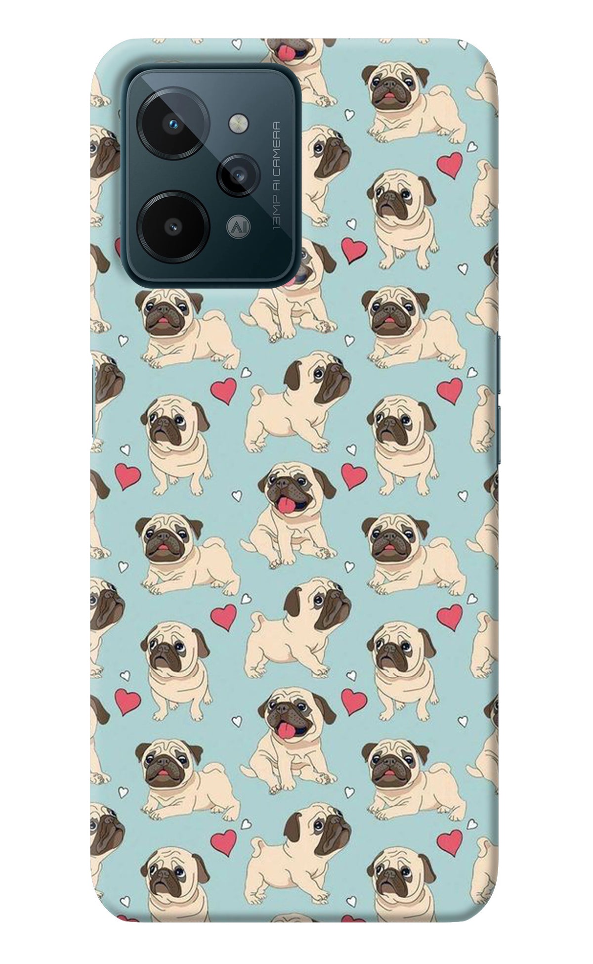 Pug Dog Realme C31 Back Cover