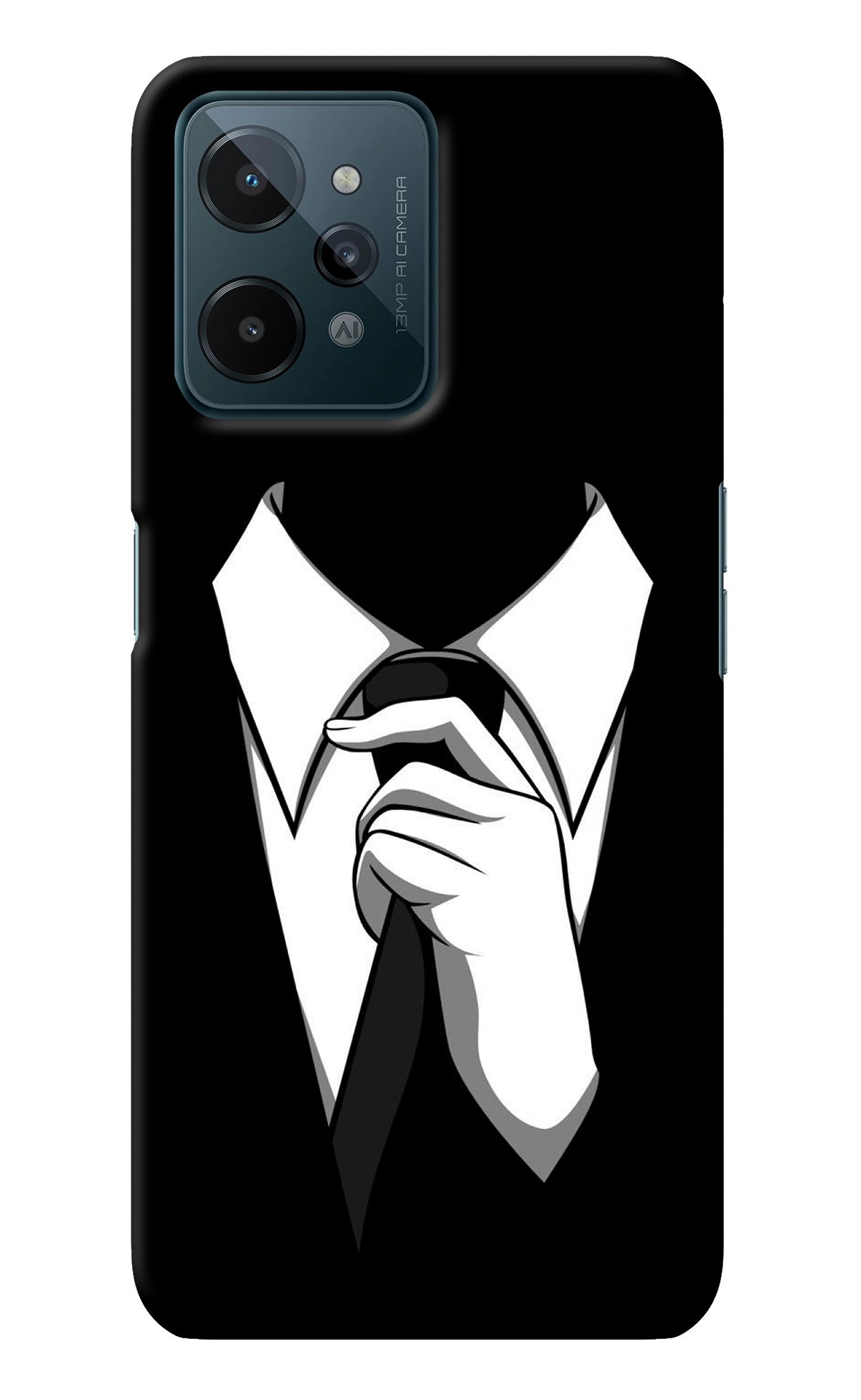 Black Tie Realme C31 Back Cover