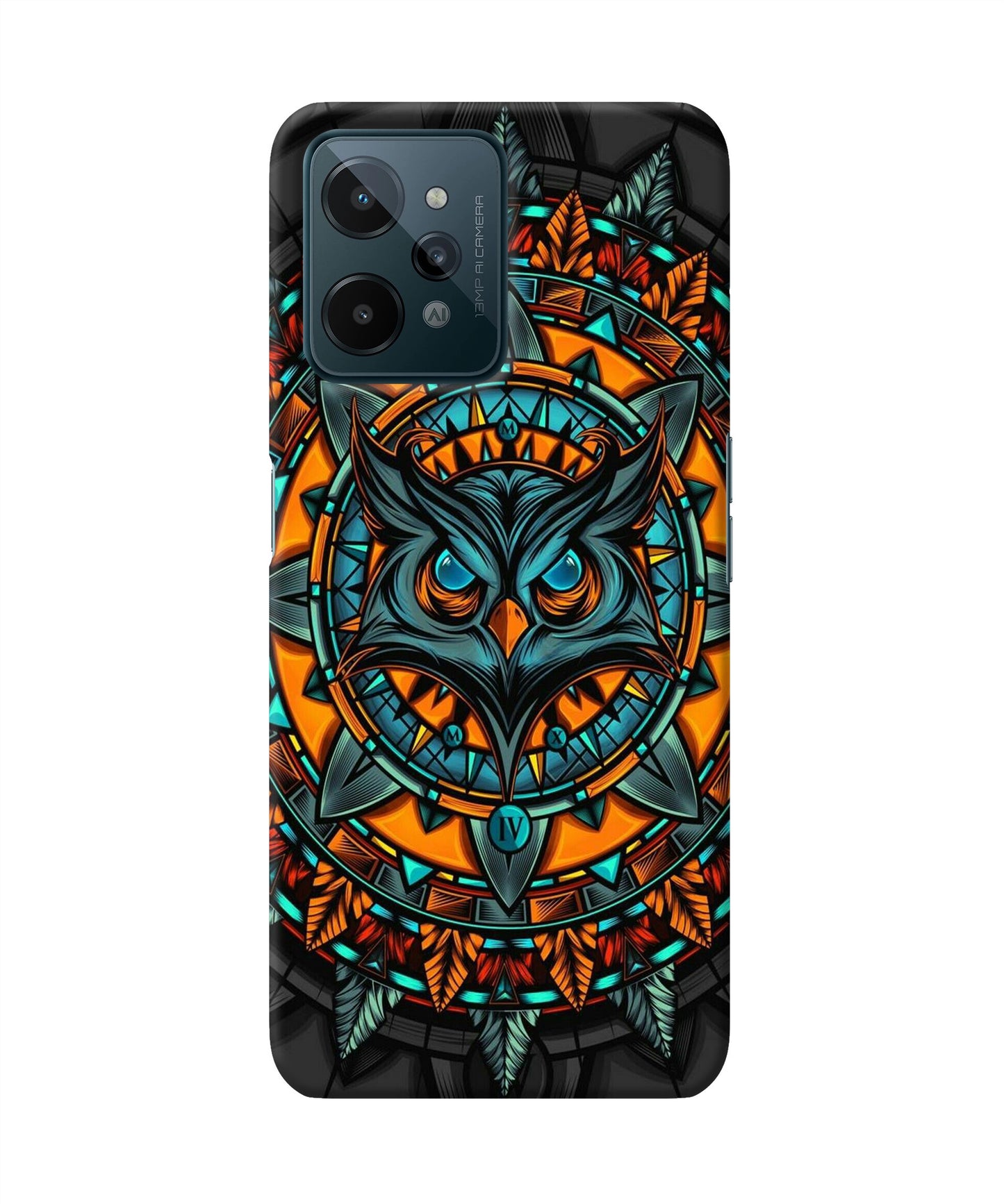 Angry Owl Art Realme C31 Back Cover