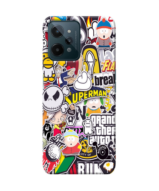 Sticker Bomb Realme C31 Back Cover