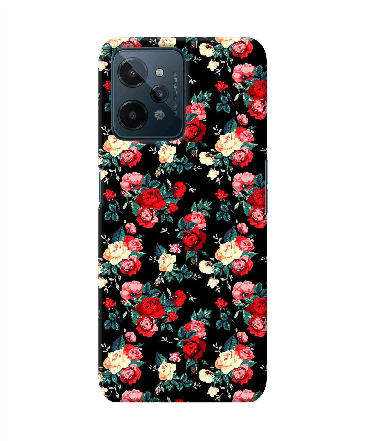 Rose Pattern Realme C31 Back Cover