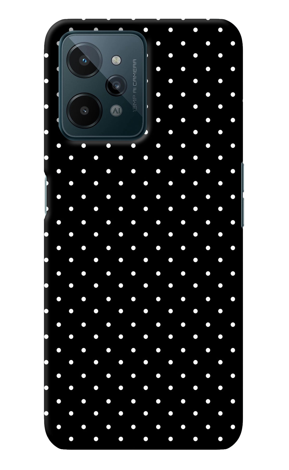 White Dots Realme C31 Back Cover