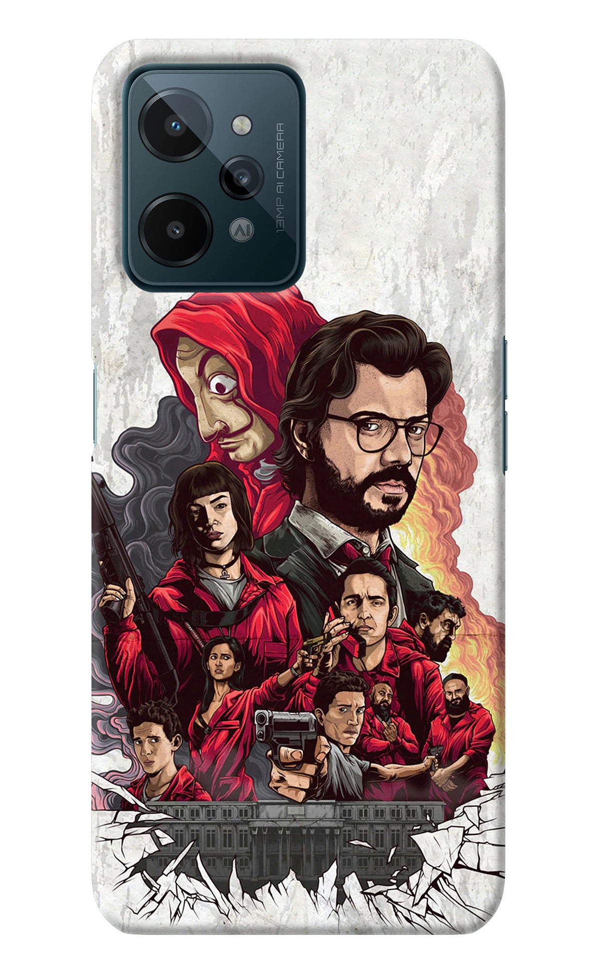 Money Heist Artwork Realme C31 Back Cover