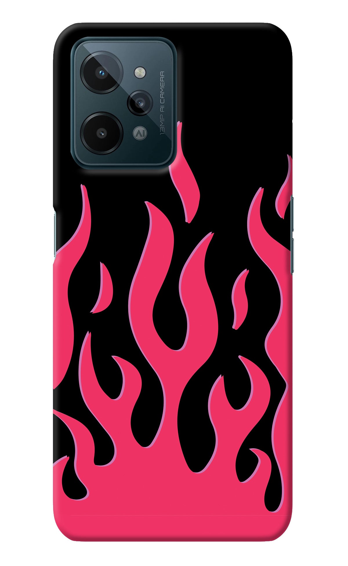 Fire Flames Realme C31 Back Cover