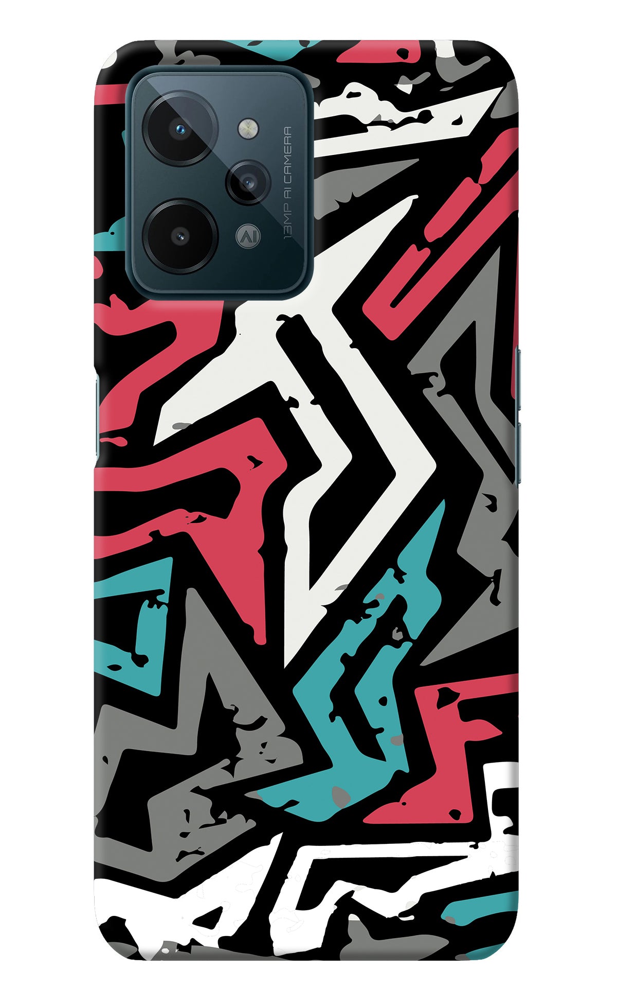 Geometric Graffiti Realme C31 Back Cover