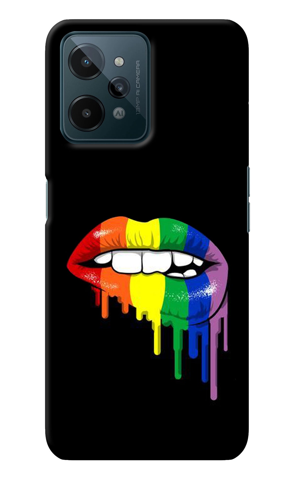 Lips Biting Realme C31 Back Cover