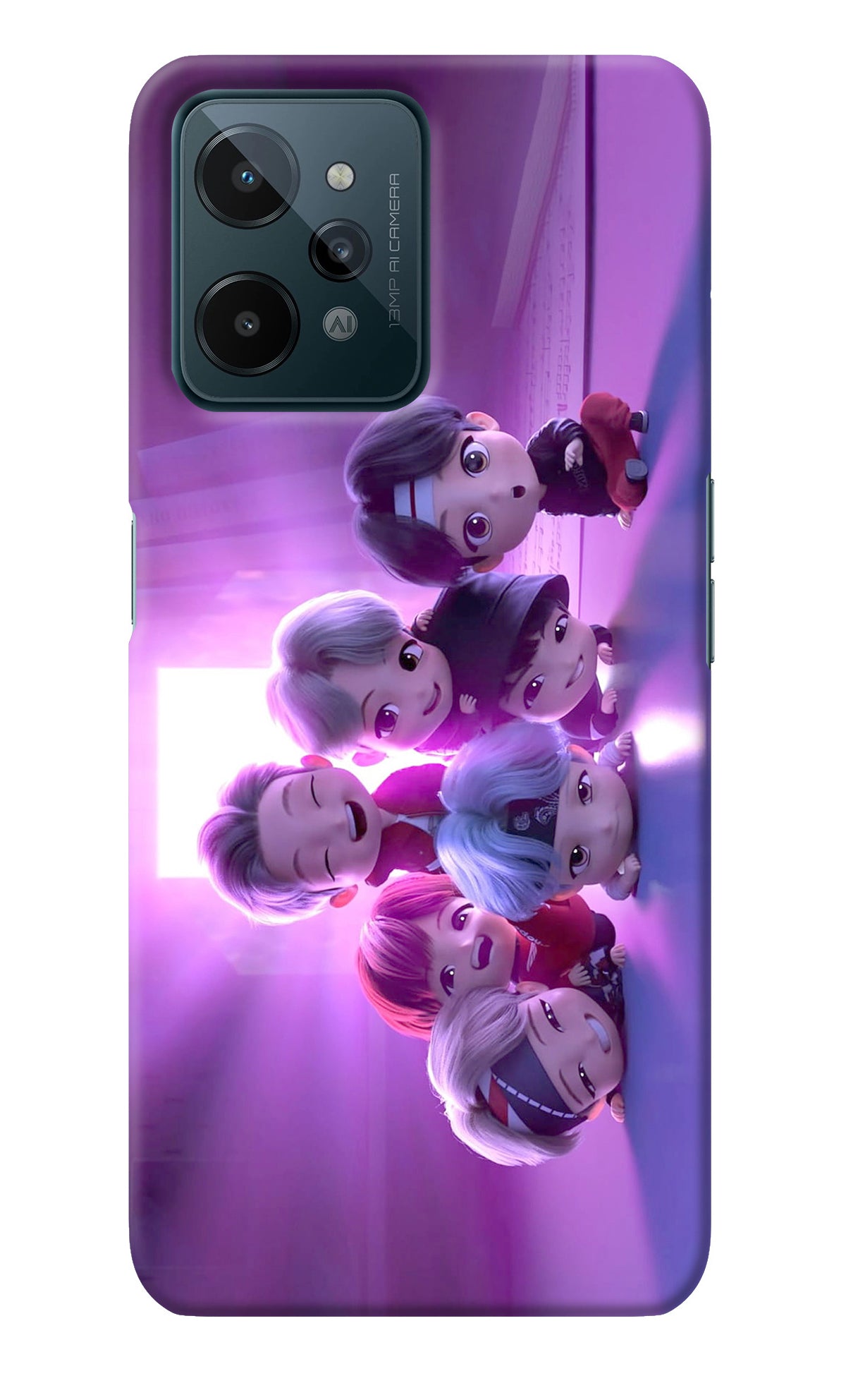 BTS Chibi Realme C31 Back Cover