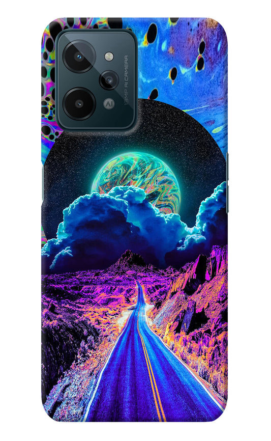 Psychedelic Painting Realme C31 Back Cover