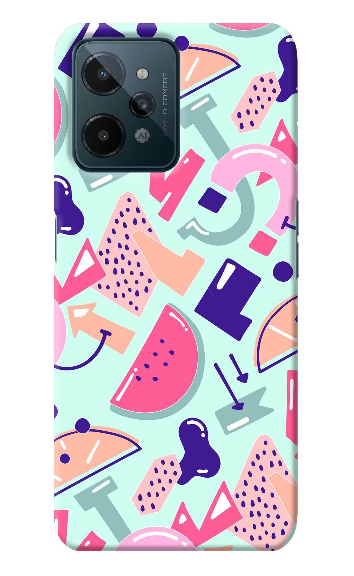 Doodle Pattern Realme C31 Back Cover