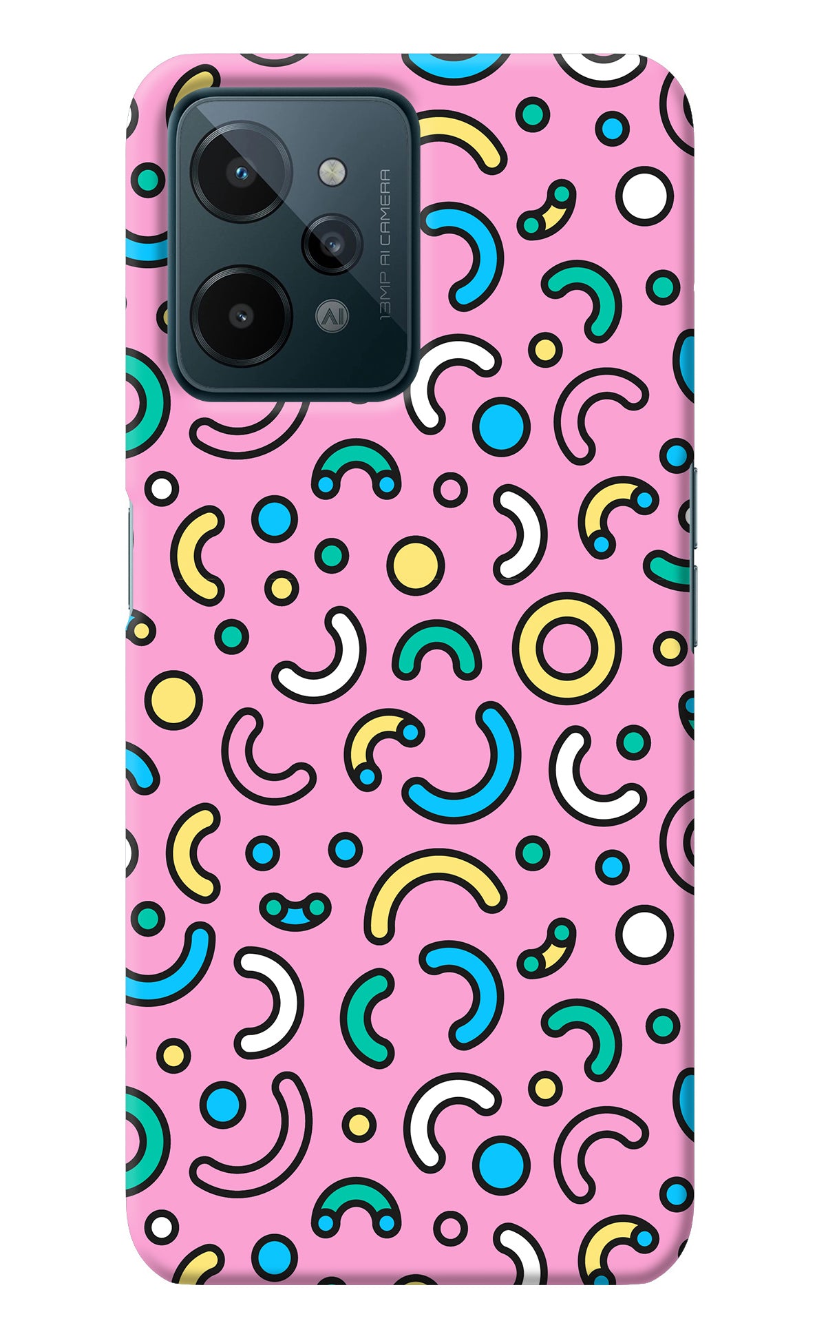 Memphis Design Realme C31 Back Cover