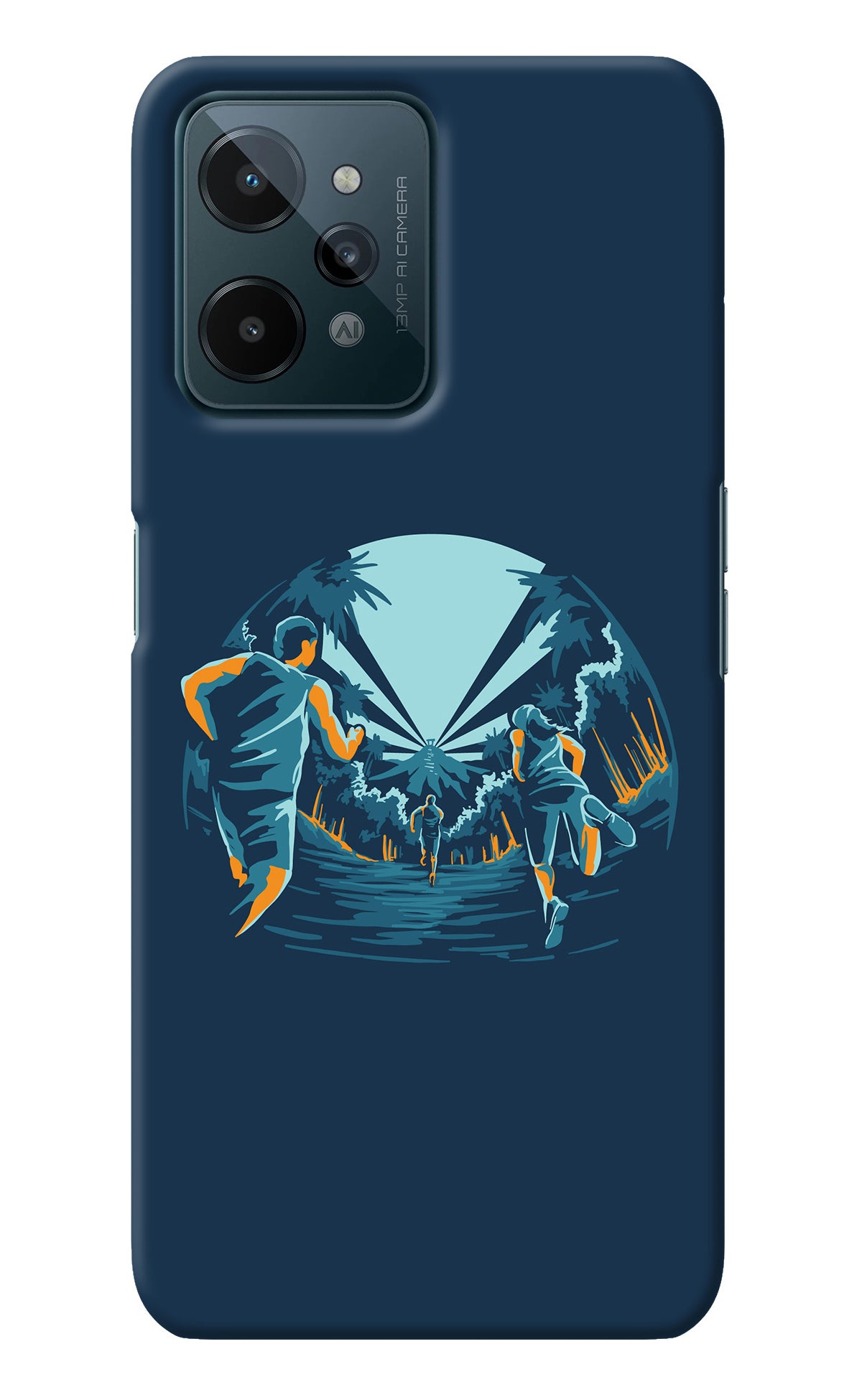 Team Run Realme C31 Back Cover